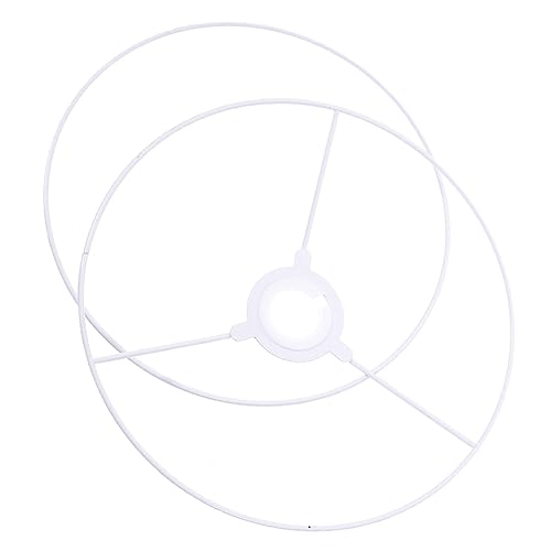 BESTOYARD Lampenschirmrahmen Ring aus für Selbstgemacht Tischlampen Deckenlampen Kronleuchter Stabiler Lampenschirmhalter Installieren Vielseitig Einsetzbar