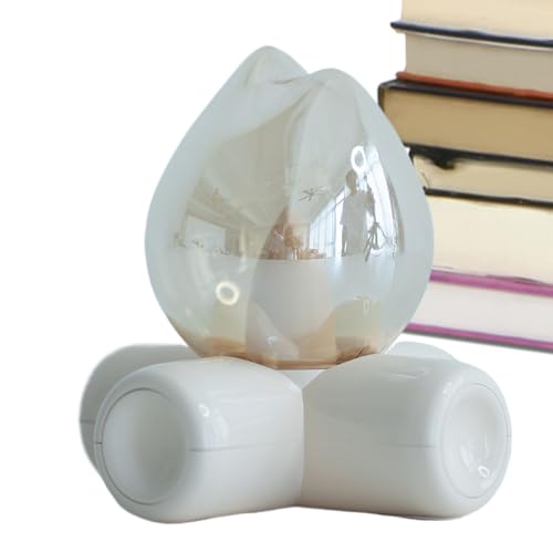 kinrguiyuez Tischlampe, Lagerfeuer-Umgebungslicht, niedlich, ästhetische Vintage-Nachttischlampe, 2 Modi, realistische dekorative Beleuchtung für Schlafzimmer, Schreibtisch, Tisch, Schlafsaal