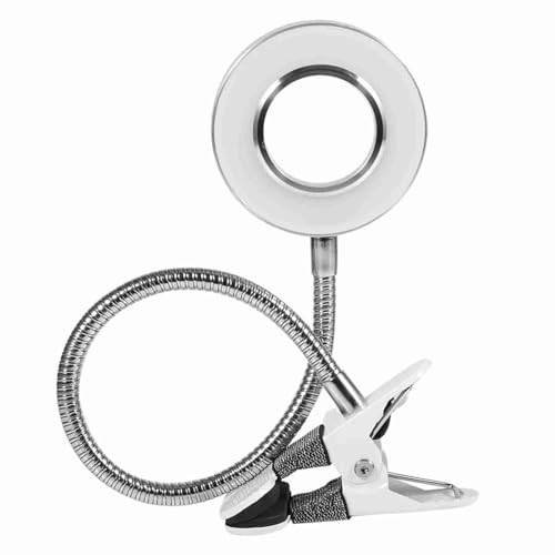 Clip-on-Schreibtischlampe, USB-Tischlampe, Augenschutz, LED-Licht, biegbare, flexible Leselampe für Nail Art, Tattoo, Lesen, Beauty, Make-up