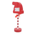 Pilipane Weihnachten Tischlampe LED Weihnachtsfest ative Tischlampe Batteriebedienete Nordpol -Schild Nachtlicht für Nachtkamin -Party -ationen