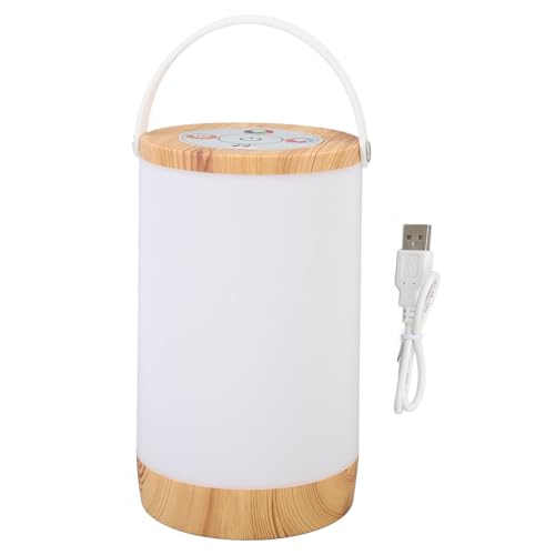 LED Kabelless Tischlampe RGB Touch Control Stieflos dimmbare 360 Grad Augenpflege Musik Synchronisation USB wiederaufladbare Nachtlampe für Wohnzimmer Camping abs 391g