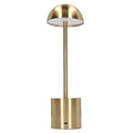 Pilipane Schnurlose Tischlampe 2000mah wiederaufladbare LED 3 Farbdimmen USB -Schreibtischlampe für Wohnzimmer Restaurant (Gold)