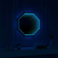 3D Achteck Infinity Mirror Light - Wandleuchte Wandleuchte