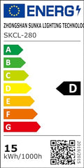 zemty 2Stück/3Farben 3000/4000/6500K LED Deckenleuchte Flach, 15W 1800LM Ø18cm Deckenleuchten, Schwarz Rund Ultra Dünn Deckenlampe LED Lampen Deckenlampen,Deckenbeleuchtung für Badezimmer,Küche