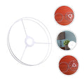 Lampenschattenhalter Ring Eisen Vintage Lampenschild Rahmen runde -Tischlampe für Heimbüro Restaurantbeleuchtung stabil und stilvoll