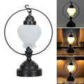 FIRSTXIU Lampenschatten Schlafzimmer Tischlampe Miniatur Möbelmodell Dolls Houses Accessoire Realistic Lighting Toy Playet 1:12 Moderne Puppenhäuser Lampe