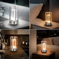 Tischlampe Vintage Schreibtischlampe Retro Gold, Tischlampe mit 3 Regulierbaren Modi, Warmes Licht, Kaltes Weißlicht, Weißes Licht, Für Terrasse, Restaurant, Schlafzimmer, Bar, Couchtisch-Dekorlampe