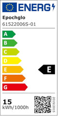 LED Deckenleuchte Flach, Ultra Dünn, IP54 Wasserdicht Deckenlampe Panel für Badezimmer, Flur, Keller, Küche – 15 W, 1800 lm, 4000 K, Schwarzes, Eckig, 22 cm