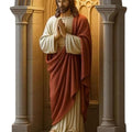 Religiöse Nachtlicht Jungfrau Maria Jesus Führte Hingebungsvolle Tischlampe | LED Fun Table Lampe Für Wohnheimstudium Arbeitsplatz Bücherregal Schlafzimmer Wohnzimmer Kaffeebar Meditation Raum Hallowe