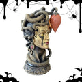 Wpsagek Tischlampe Für Schlafzimmer - Nachtischleuchten,Harz-Gothic-Figur Tischdekoration Für Küche Wohnbereich Halloween Weihnachten