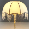 Hbbgdiy Vintage -Lampenschatten mit Quasten kuppelförmigen Ersatzlampenschatten 7.87x7.48in für Tischlampen Stößen Lampen E27 Leichtes antikes Dekor