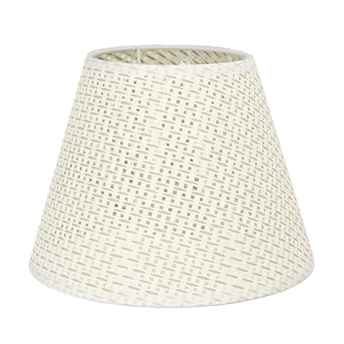 PE gewebte Tischlampe Schatten Beige tragen resistent gewebte Lichtabdeckung moderne Lampenschirm für Innenwandleuchten Kronleuchter Deckenlampen Stößen Lampen Tischlampen