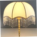 Vintage Dome Lampenschatten mit Quasten, 7, 87x7.48 mit überbissenem Rand -Ersatzschatten für E27 -Tischlampen, antiker Lichtschatten für Heimdekoration