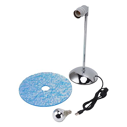 Pilipane LED -Tischlampe USB -Stecker E14 Glühbirnen atives Umgebungsschreibtisch hell warmes Weiß für Schlafzimmer Wohnzimmer Büro Café Restaurant Eisen Acryl 23.7oz