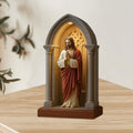 Religiöse Nachtlicht Jungfrau Maria Jesus Führte Hingebungsvolle Tischlampe | LED Fun Table Lampe Für Wohnheimstudium Arbeitsplatz Bücherregal Schlafzimmer Wohnzimmer Kaffeebar Meditation Raum Hallowe