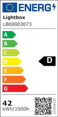 Lightbox LED Deckenlampe im Landhaus Stil | dimmbare Deckenleuchte für Wohnzimmer oder Schlafzimmer in warm-weiß mit 3000 K, 6600 Lumen | aus Aluminium/Metall/Holz, in Schwarz/Braun