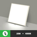 OTREN LED Deckenleuchte Flach, 23CM Deckenlampe Quadrat 4000K 1800LM, Modern LED Panel Lampe für Badezimmer Küche Wohnzimmer Schlafzimmer Flur Keller, IP44