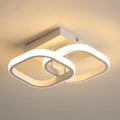 SENQIU LED Deckenleuchte Moderne 22W Deckenlampe LED Quadratisch Warmweiß 3000K Weiße Acryl Deckenbeleuchtung Lampen für Schlafzimmer, Wohnzimmer, Flur, Küche, Badezimmer