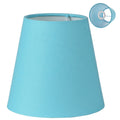Lampenschirm Aus Stoff Lampenabdeckung Lampenschirmabdeckung E14 Schutzhülle Für Tischlampe Wandlampenschirm Hängelampe Ersatzlampenschirm Trommellampenschirm Blau