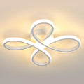 Comely Deckenlampe LED, 30W 3500LM Deckenleuchten LED, Weiße Blumendesign Deckenbeleuchtung LED Aluminium für Schlafzimmer Wohnzimmer Esszimmer Flur, Warmweißes Licht 3000K