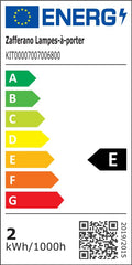 Zafferano - Ofelia Pro Kabellose LED-Tischleuchte aus Aluminium, dimmbar, IP65-Schutz, Indoor/Outdoor Benutzung, EU-Stecker - Höhe: 29cm (Dunkelgrau), LD0870N3 [Energieklasse A+++]