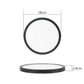 ZMH Deckenlampe LED Deckenleuchte Flach - Küchenlampe Schwarz 15W Badezimmerlampe Rund Küche Deckenbeleuchtung 3000K Schlafzimmerlampe Klein Badlampe IP44 Flurlampe Ø18cm für Schlafzimmer Bad Flur