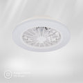 BRILONER - LED Deckenventilator mit Beleuchtung, Fernbedienung, Leiser DC-Motor, 5 Geschwindigkeiten, CCT, Dimmbar, Lampe mit Ventilator, LED Deckenleuchte, Deckenlampe Ventilator, 38 cm, Weiß