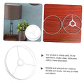 BESTOYARD Lampenschirmrahmen Ring aus für Selbstgemacht Tischlampen Deckenlampen Kronleuchter Stabiler Lampenschirmhalter Installieren Vielseitig Einsetzbar
