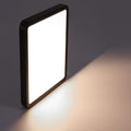 muyuua Deckenlampe LED Deckenleuchte Flach - Schlafzimmerlampe Schwarz Badezimmerlampe 23CM Deckenbeleuchtung Schlafzimmer 18W Küchenlampe Eckig Badlampe Decke Flurlampe 4000K für Bad Küche Flur