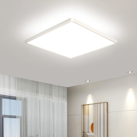 OTREN LED Deckenleuchte Flach, 23CM Deckenlampe Quadrat 4000K 1800LM, Modern LED Panel Lampe für Badezimmer Küche Wohnzimmer Schlafzimmer Flur Keller, IP44