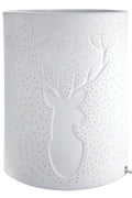 GILDE Deko Lampe Tischleuchte - Motiv: Hirsch Design - Fassung E $0, max 40 Watt - Höhe 28 cm