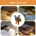 Bexdug Nachtlicht aus Kunstharz – niedliche Tischlampe für Wohnzimmer – handgefertigte Skulptur Vintage Schreibtisch Nachttisch Kinderzimmer Zuhause Wohnzimmer Büros