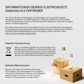 SIGOR Nuindie - Dimmbare LED Akku-Tischlampe Indoor & Outdoor, IP54 spritzwassergeschützt, Höhe 38 cm, aufladbar mit Easy Connect, 12 h Leuchtdauer, graphitgrau