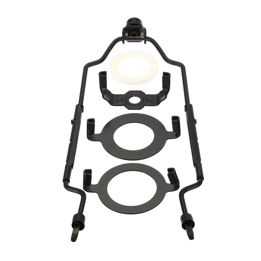 PATIKIL 8 9 10 11" Lampe Harfe Kit mit Endstück Einstellbar Lampenschirm Halterung Halter mit 3/8 IP E14 E26 E27 Beleuchtung Sockel für Tisch Boden Lampe Schwarz