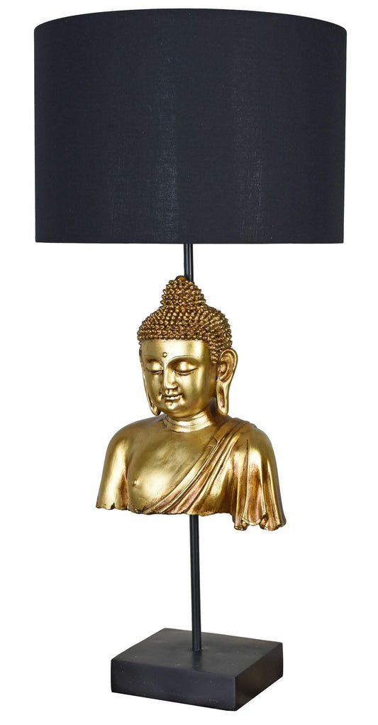 Asia Leuchte Buddha Lampe Buddhabüste Feng Shui Tischlampe (ohne Leuchtmittel) asiatisch Tischleuchte 66cm cw632 Palazzo Exklusiv