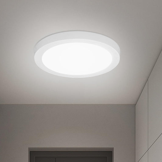cupgow LED Badezimmerlampe Deckenleuchte Flur - Rund Flurlampe 18W Deckenlampe Kaltweiss 5000K IP44 Ø23cm für Schlafzimmer Küche Balkon