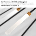 RRBEST LED Deckenleuchte Wohnzimmer,Wohnzimmerlampe Moderne Minimalistische Deckenlampe Innen Dekorative Deckenbeleuchtung für Wohnzimmer, Schlafzimmer und Büro(30 Köpfe, Schwarz)