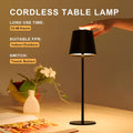 2 Stück Dimmbare LED Akku Tischlampe Touch Kabellose Tischleuchte mit USB-C