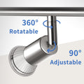 wowatt LED Deckenstrahler 6 Flammig, Schwenkbar Deckenleuchte Strahler Innen, Drehbar Deckenlampe Spot, Inkl. 6x 5W GU10 LED 6000K Kaltweiß, Spotleuchte für Küche, Wohnzimmer, Flur, Schlafzimmer