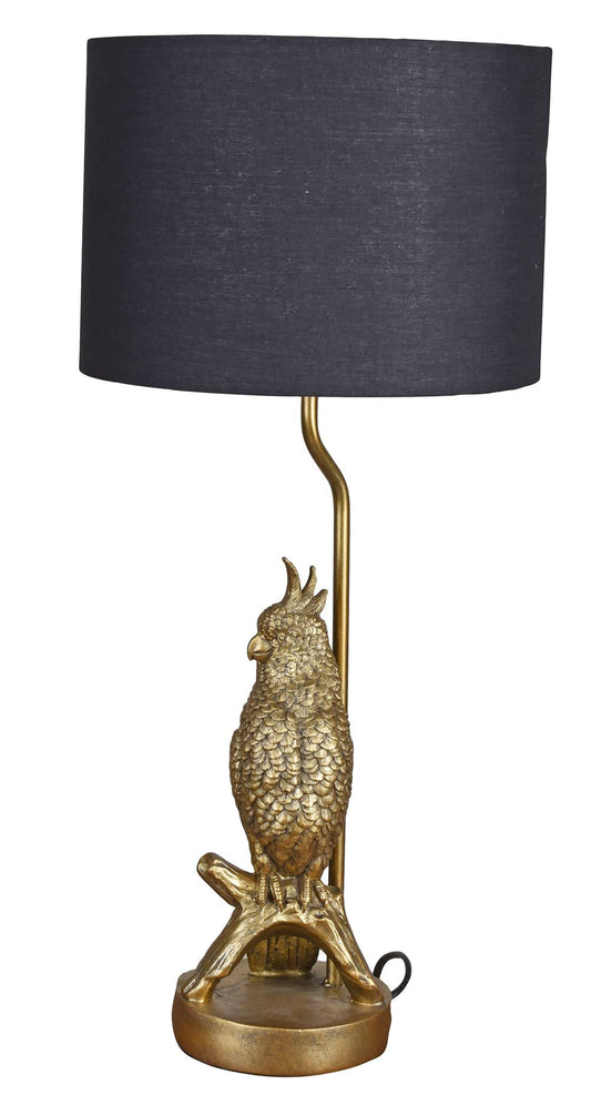 Tischlampe Papagei Leuchte Kakadu Dekoleuchte 58cm Tischleuchte ohne Leuchtmittel Vogel Figur cw268 Palazzo Exklusiv