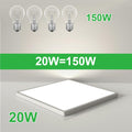 OTREN LED Deckenleuchte Flach, 23CM Deckenlampe Quadrat 4000K 1800LM, Modern LED Panel Lampe für Badezimmer Küche Wohnzimmer Schlafzimmer Flur Keller, IP44