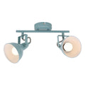 BRILONER - Deckenlampe Vintage schwenkbar, E14 Fassung, max. 40 Watt, Deckenleuchte, Lampe, Wohnzimmerlampe, Schlafzimmerlampe, Küchenlampe, Deckenstrahler, 30,4x10x18,1 cm, Mint-Weiß
