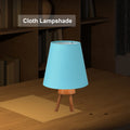 Lampenschirm Aus Stoff Lampenabdeckung Lampenschirmabdeckung E14 Schutzhülle Für Tischlampe Wandlampenschirm Hängelampe Ersatzlampenschirm Trommellampenschirm Blau