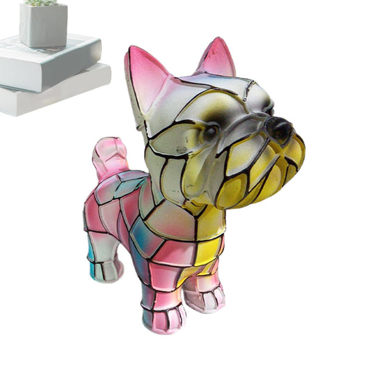 Wpsagek LED Tischlampe - Tischlampe Mit Dackel Design Aus Kunstharz Für Schlafzimmer & Wohnzimmer,Wiederaufladbare LED Ambiente Lampe Mit Akku Für Nachttisch Beleuchtung