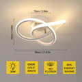Comely LED Deckenleuchte, 30W 3375LM Moderne Deckenlampe, Aluminium LED Lampe für Wohnzimmer Schlafzimmer Flur Küche Balkon, Weiß, 3000K Warmweiß, Dia 30cm
