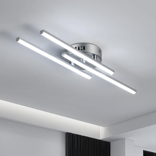 Dorlink Led Deckenleuchte, Deckenlampe Küche, Deckenleuchte Schlafzimmer, 18W 1620LM Deckenlampe Wohnzimmer, 6500K kaltweiß 3 Led, Geeignet für Schlafzimmer, Esstisch, flurlampe decke, Balkon Ø54CM