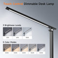 LED Tischlampe Schreibtischlampe LED, 15-Modi Tageslichtlampe Schreibtisch Lampe Desk Lamp, 1000LM Table Lamp LED Tischlampe Dimmbar, LED Schreibtischlampe LED Lampe Tisch Tischlampen LED Tischleuchte