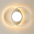 Comely LED Deckenleuchte Modern 42W, 4800LM, 3000K Warmweiß, Rundes Design Ø 40cm – Energieeffiziente Deckenlampe für Schlafzimmer, Badezimmer, Küche, Wohnzimmer & Balkon in Weiß