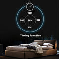 Deckenleuchte mit Ventilator, leise, weiß, Deckenventilator mit Beleuchtung, App und Fernbedienung; 60 W, 6000 lm, dimmbar, LED, für Wohn-, Schlaf- und Esszimmer, 6-Gang, Timer
