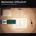 Wpsagek Tischlampe,Klappbare Moderne Tischlampe Nachttischleuchte | Mit Uhrfunktion Nachtisch Zubehör Wiederaufladbare Leselampe Für Wohnung Haus Terrasse